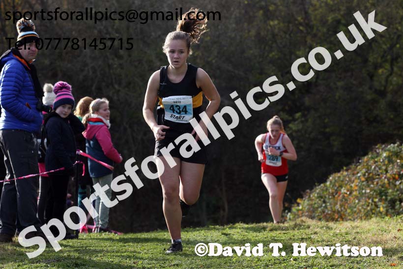 Womens under-17s and under-20s 2017 Start Fitness North Eastern Harrier League, Aykley Heads, Durham. Photo:  David T. Hewitson/Sports for All Pics